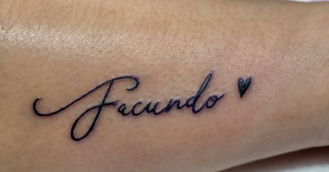 Tattoo by @cannibal_tattoo_studio — lettering_script, fine_line
