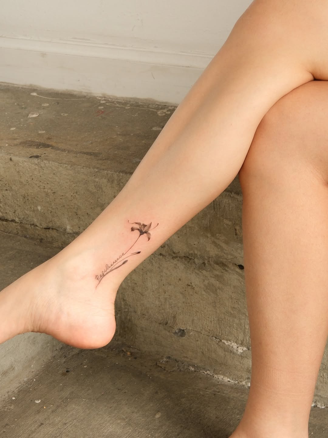 Tattoo by @numbandinked — fine_line, lettering_script