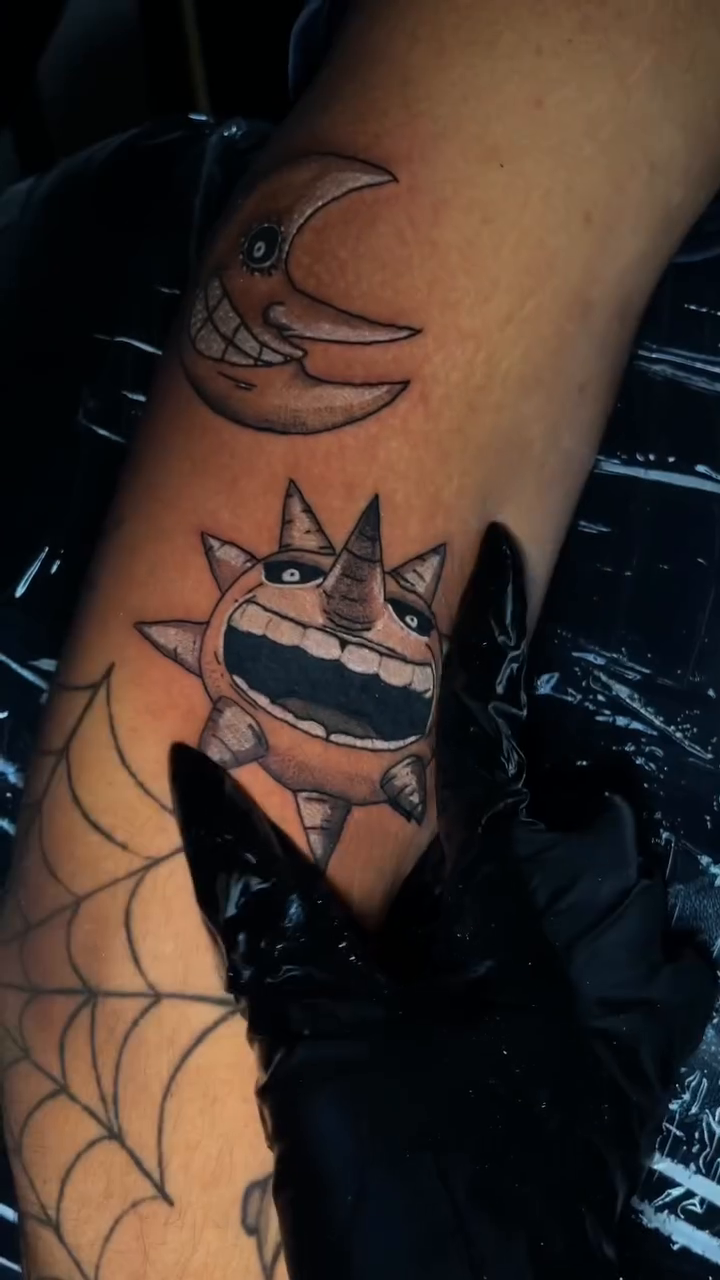 Tattoo by @casketdoodles — illustrative, anime