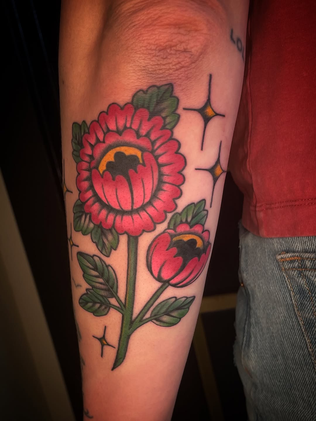 Tattoo by @swamp.blossom ā american_traditional