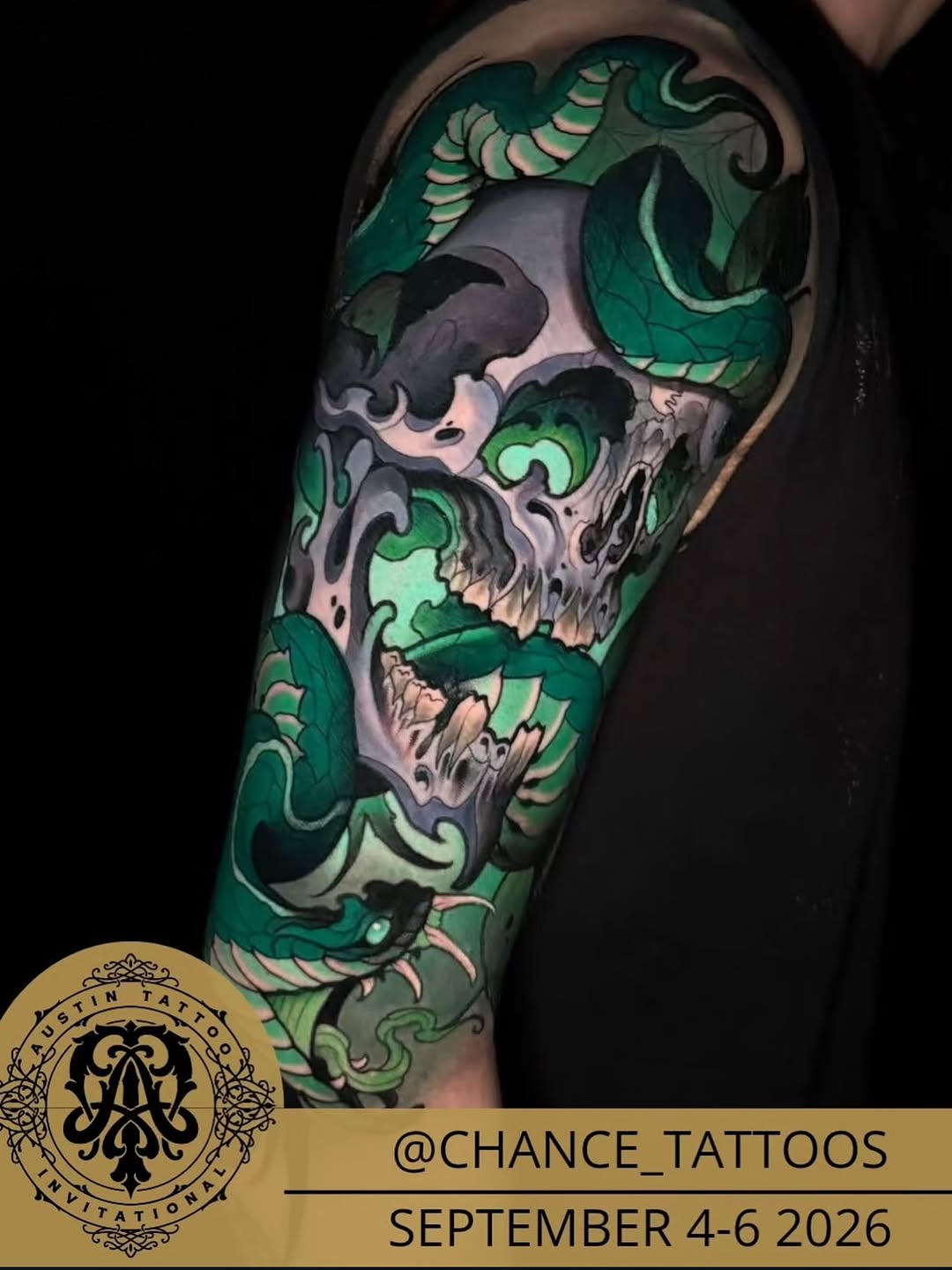 Tattoo by @chance_tattoos — japanese_irezumi, black_and_grey