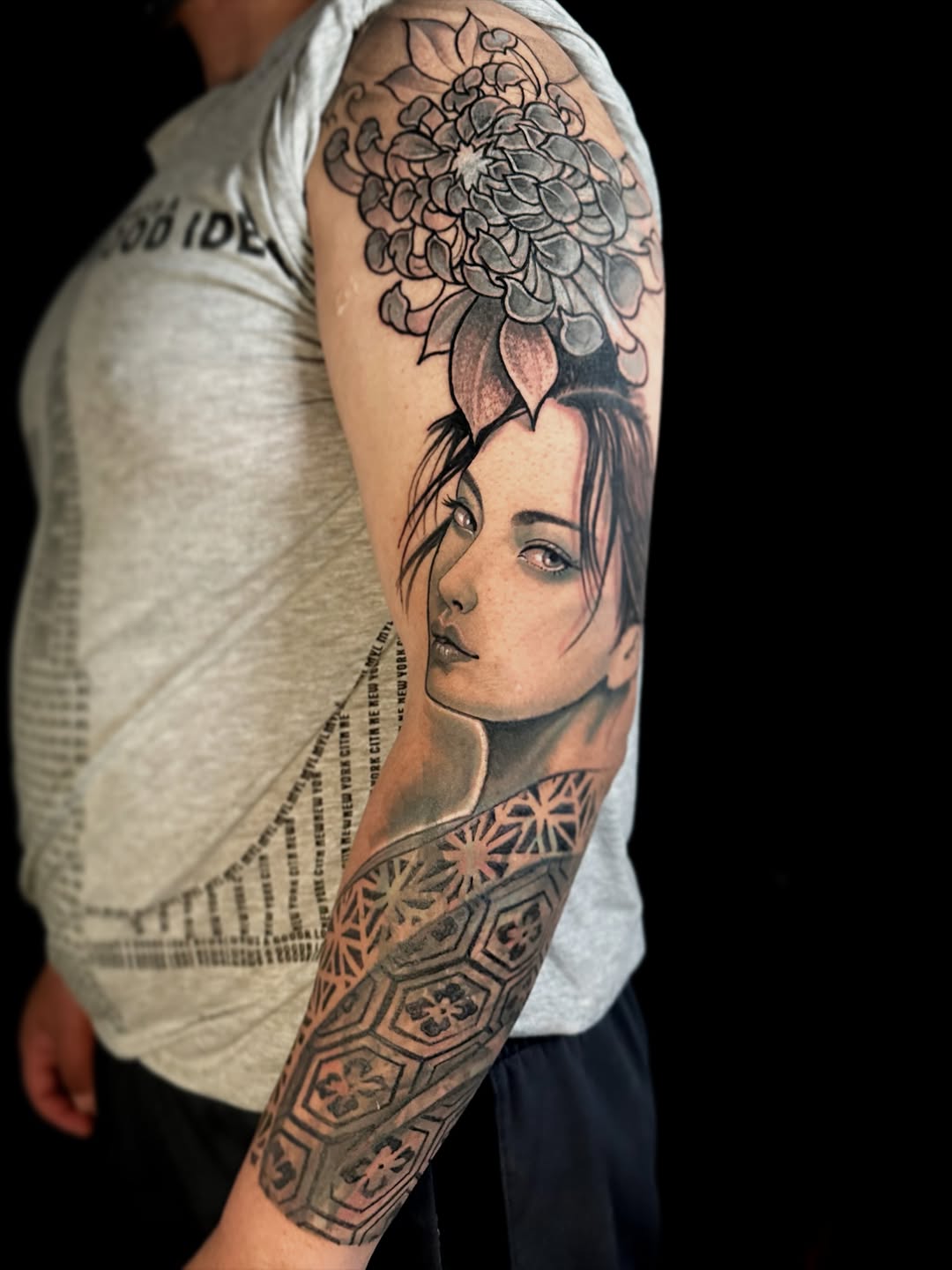 Tattoo by @gunnarquispe β realism, black_and_grey