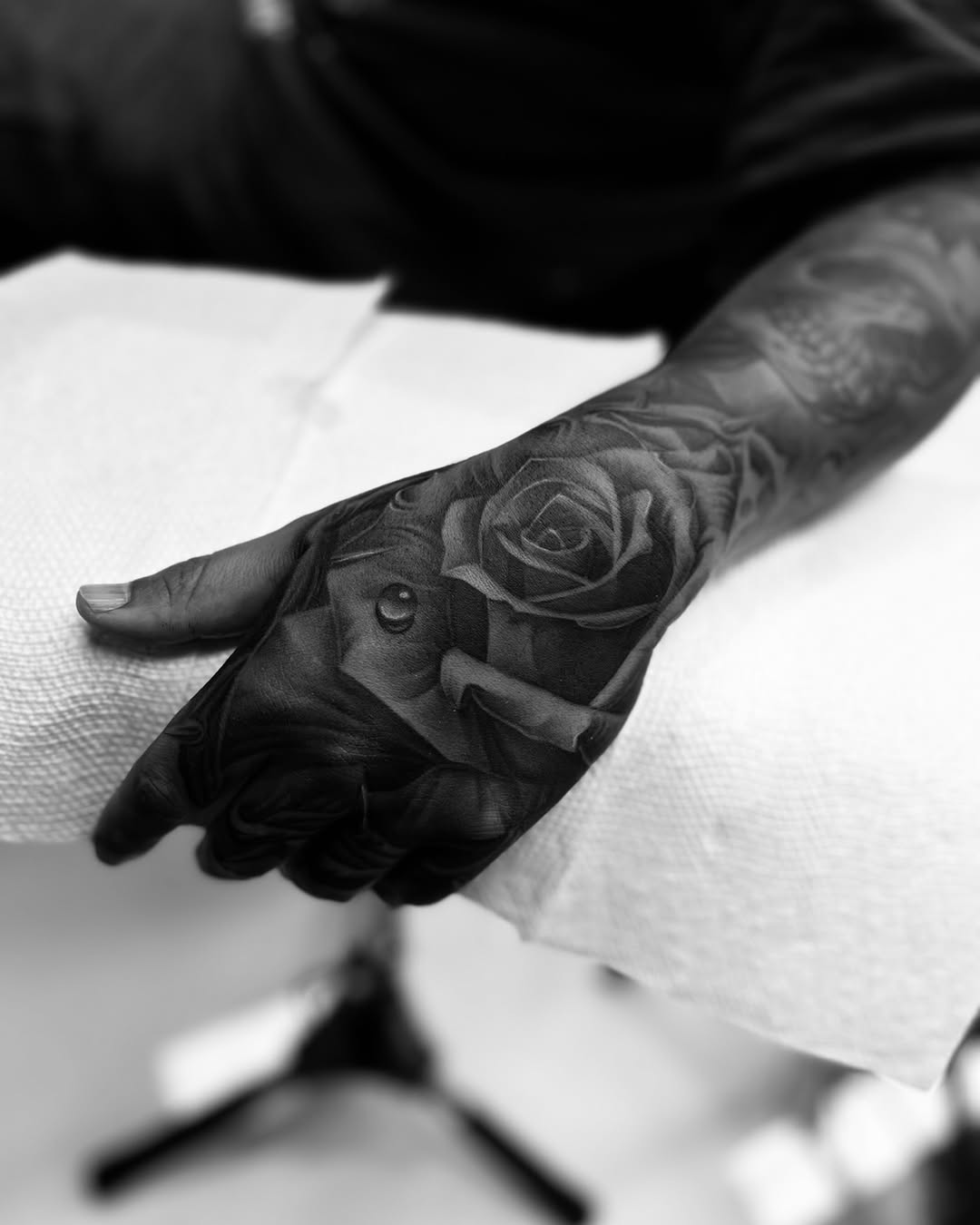 Tattoo by @boha_tattoos — realism, black_and_grey