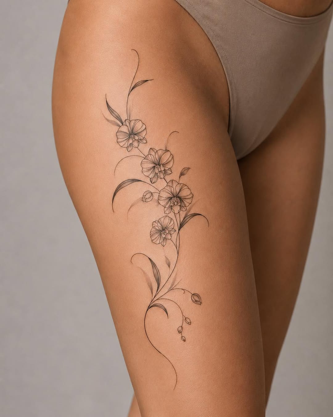 Tattoo by @helenini.tattoo — fine_line, black_and_grey