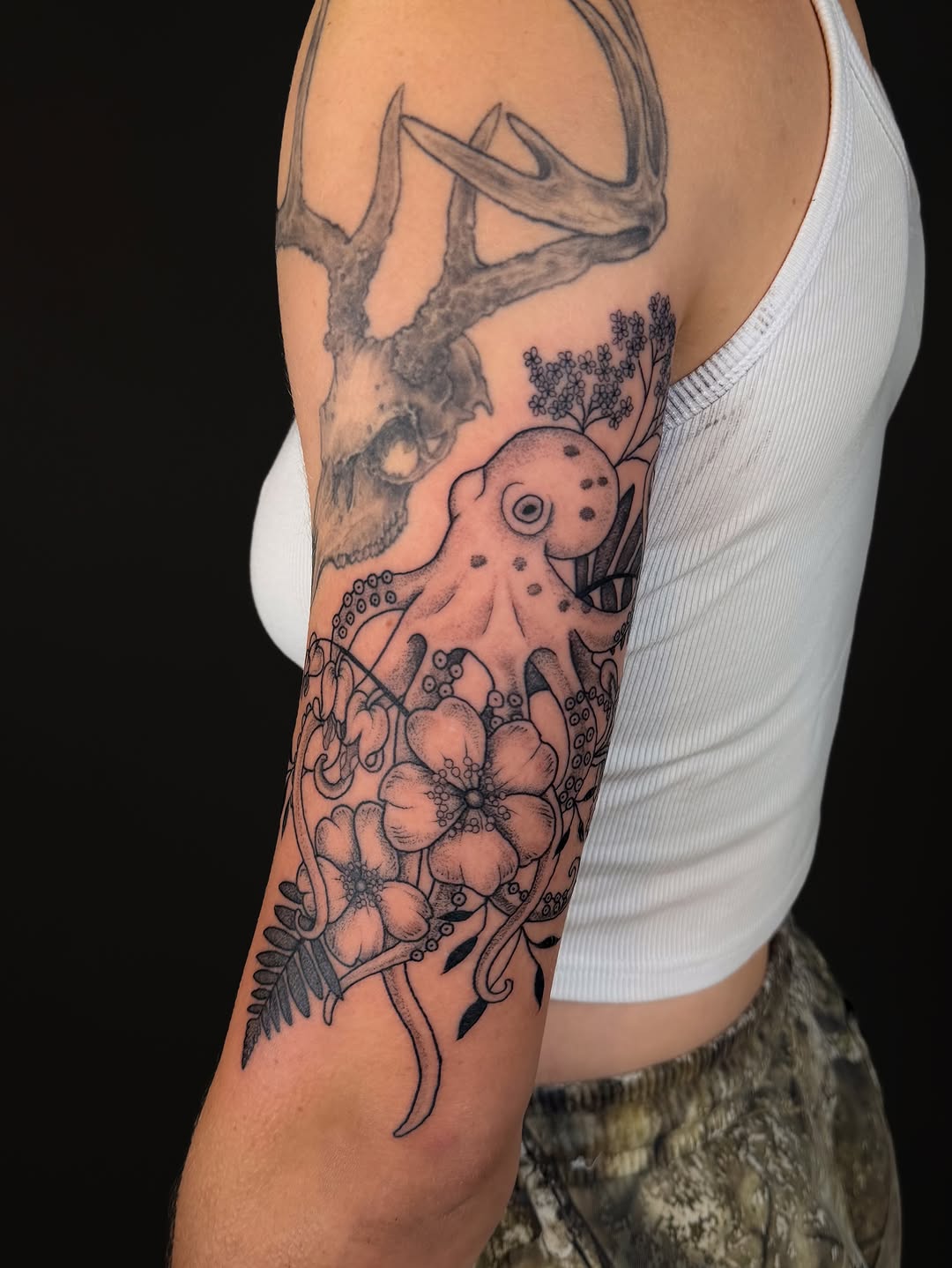 Tattoo by @hj.tattoos — illustrative, black_and_grey