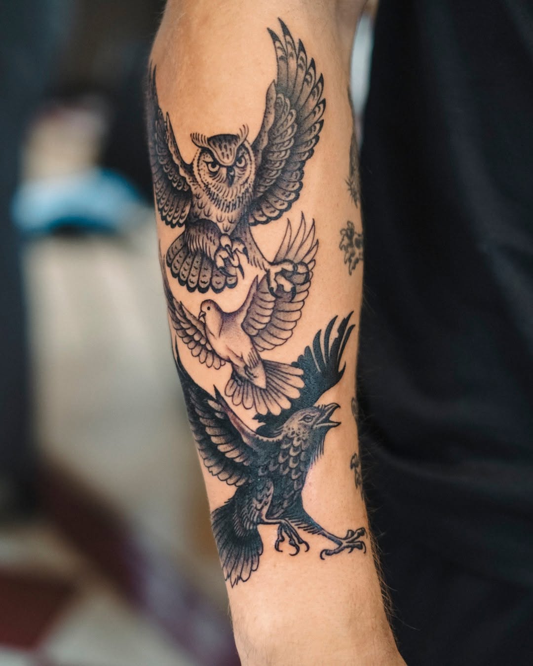 Tattoo by @dangilsdorf — black_and_grey