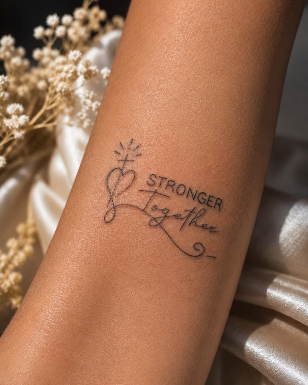 Tattoo by @flamboyant_tattoo — fine_line, lettering_script