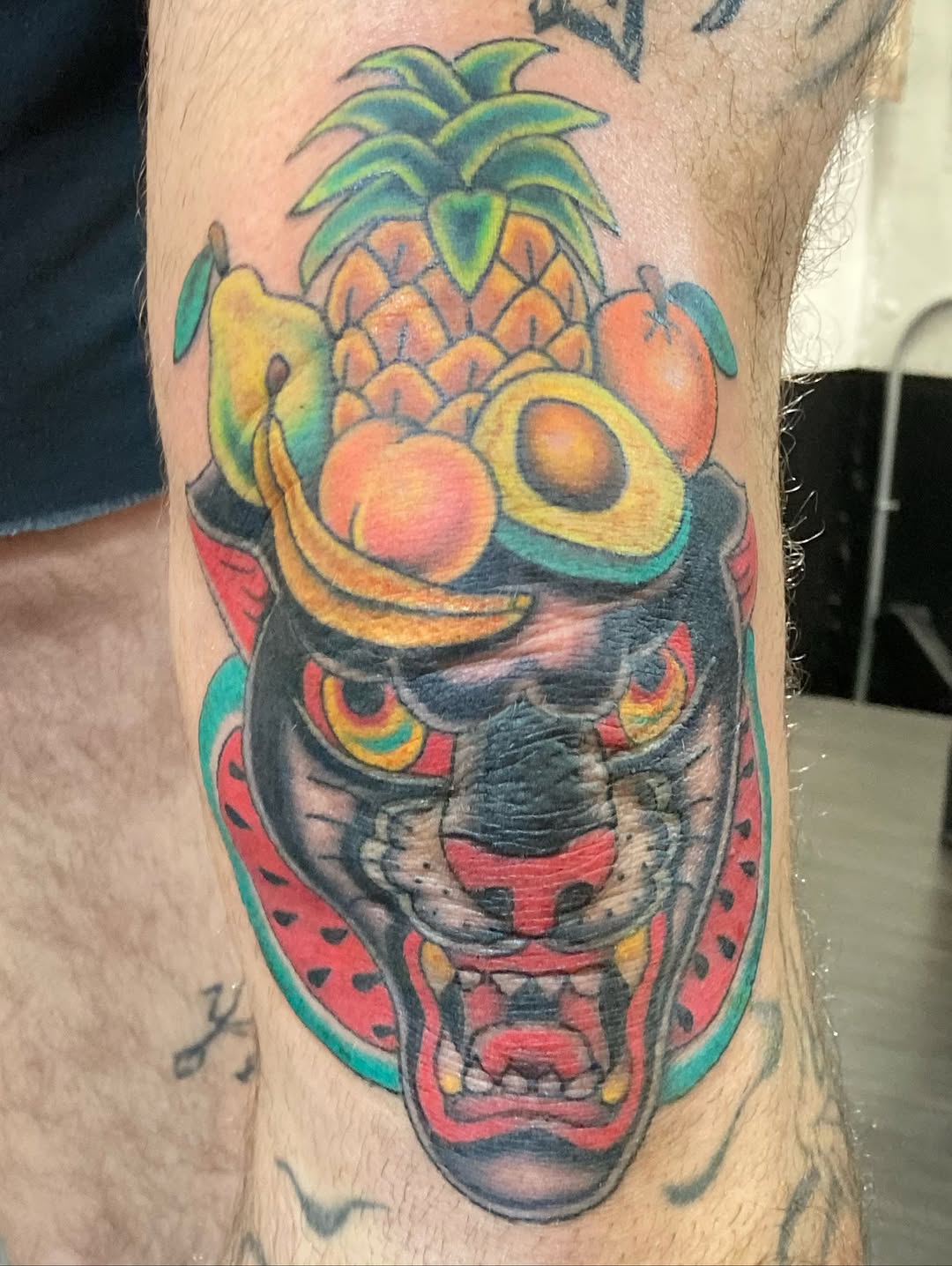 Tattoo by @queendaddytattoos — american_traditional, new_school