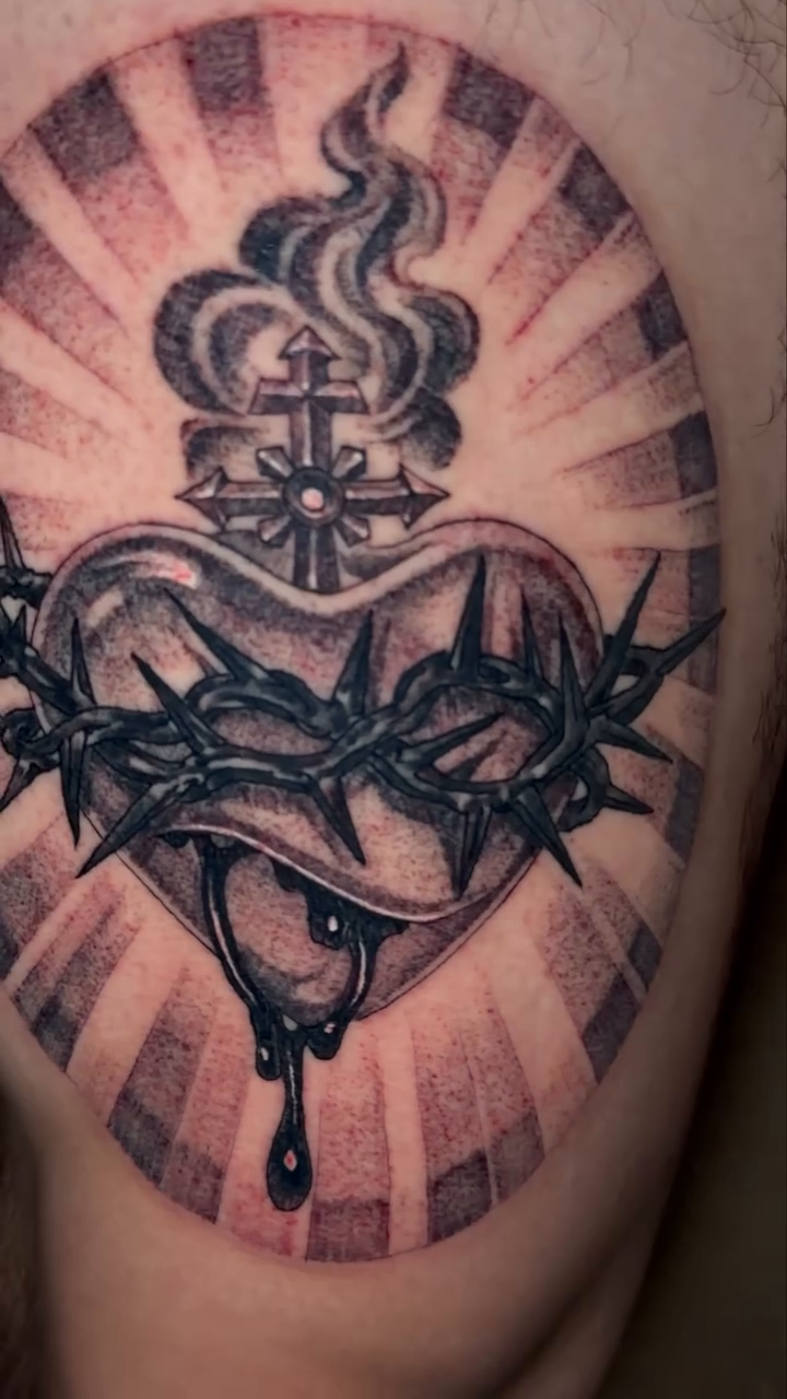 Tattoo by @tylerwhitlock10kwt — black_and_grey, dark_realism