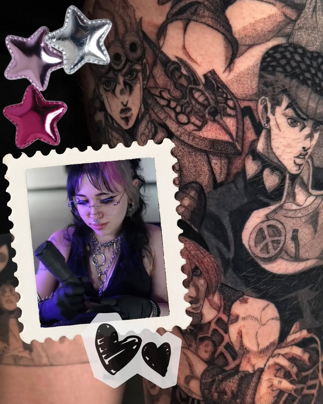 Tattoo by @idkdananicole β anime, dotwork