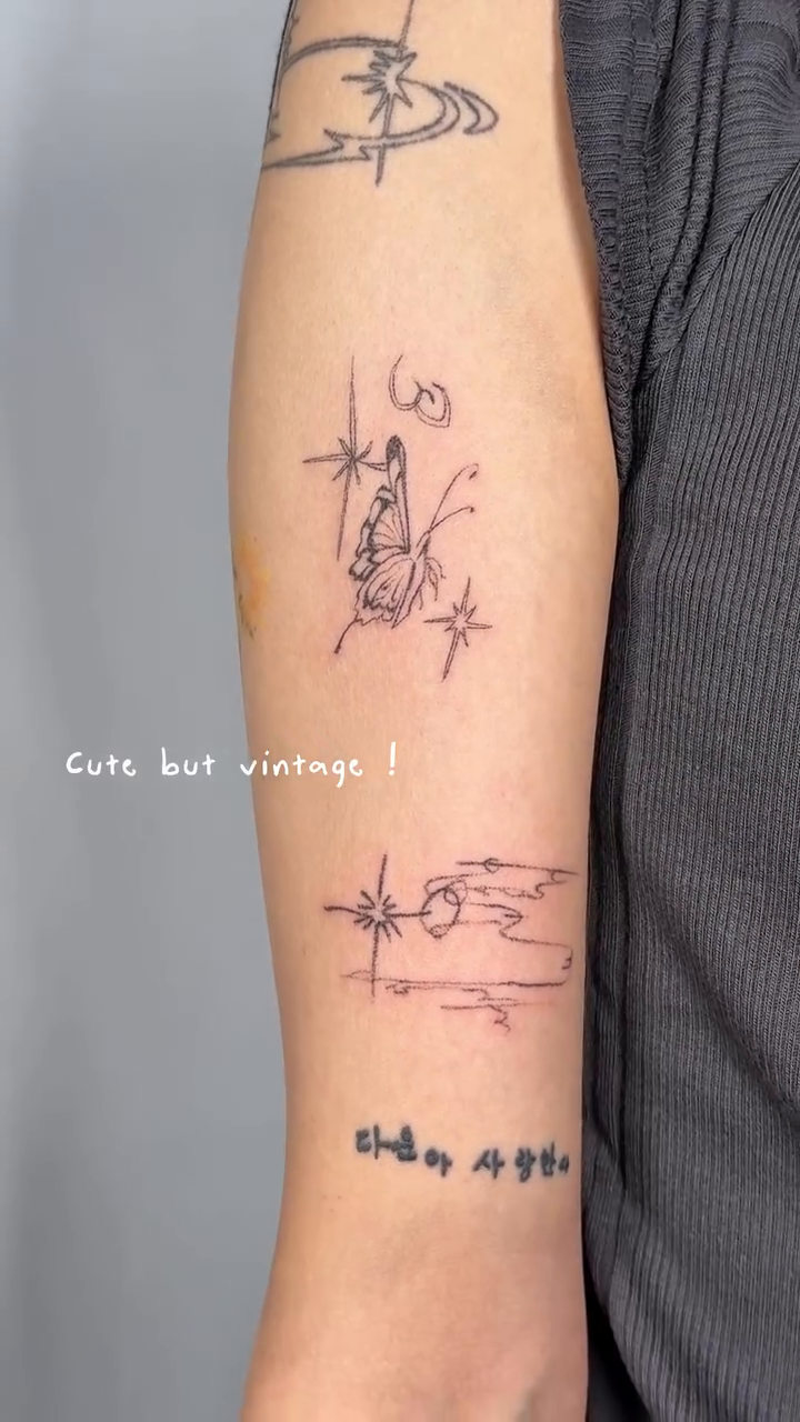 Tattoo by @011poke — fine_line, minimalist