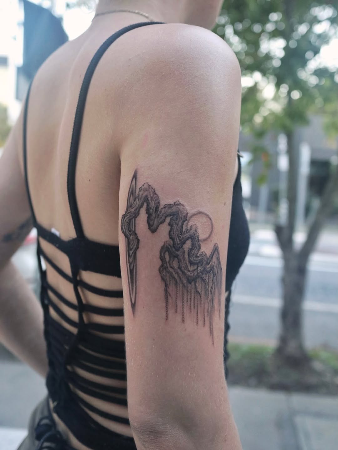 Tattoo by @daan.kim — black_and_grey, surrealism