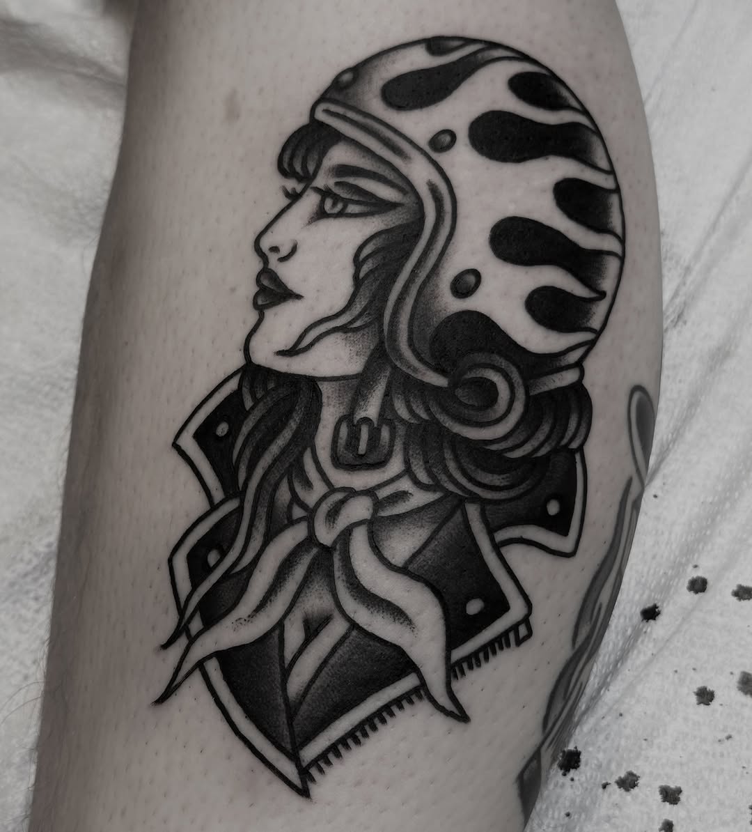Tattoo by @bails.tattooer โ american_traditional, black_and_grey