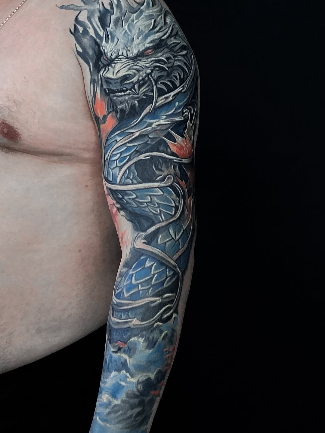 Tattoo by @alekseymolyarenko — realism, japanese_irezumi