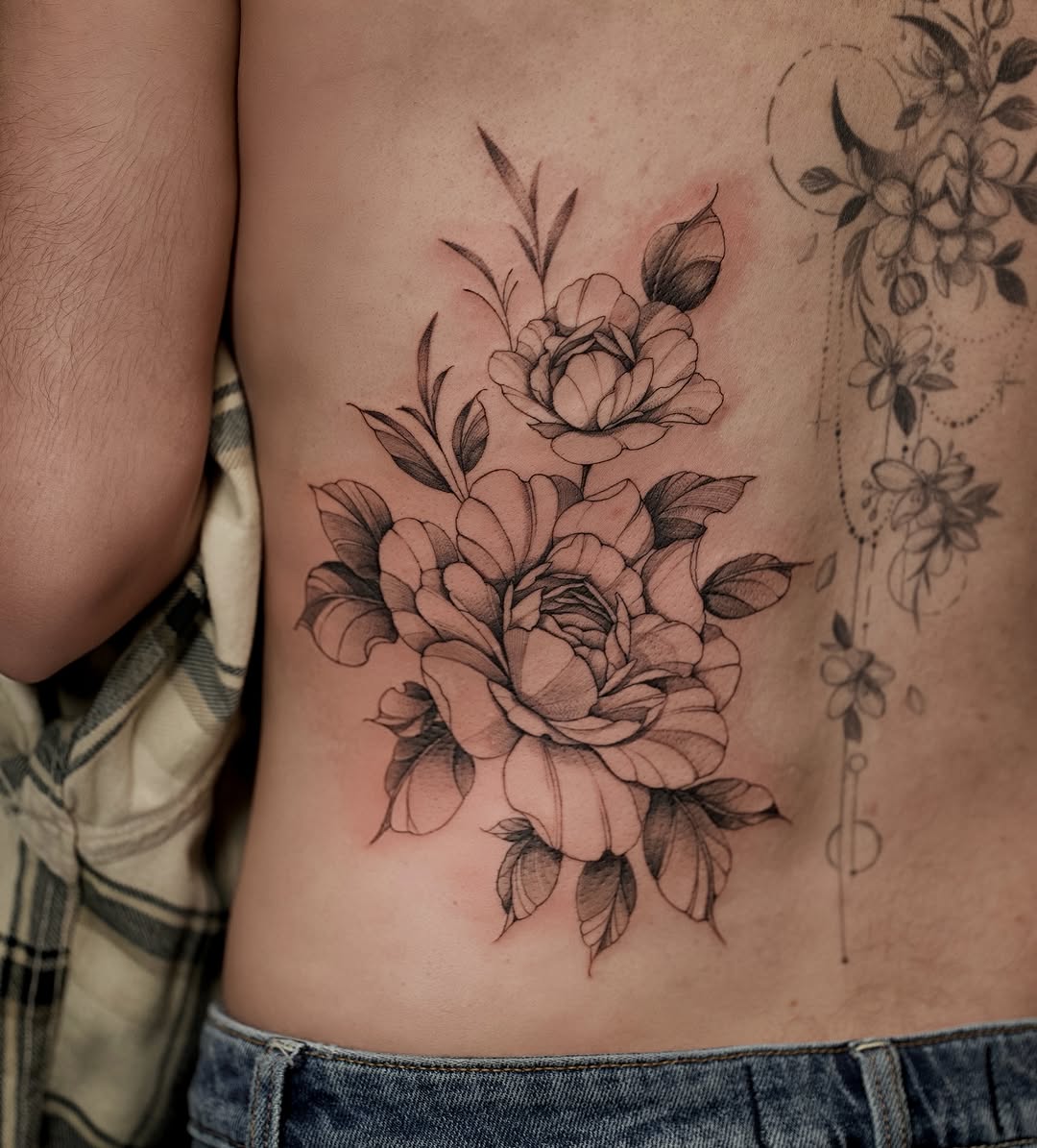 Tattoo by @d.w._modoink — fine_line, black_and_grey