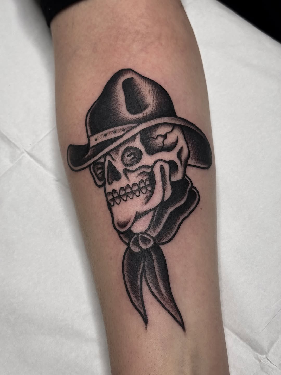 Tattoo by @travstattoos — american_traditional, black_and_grey