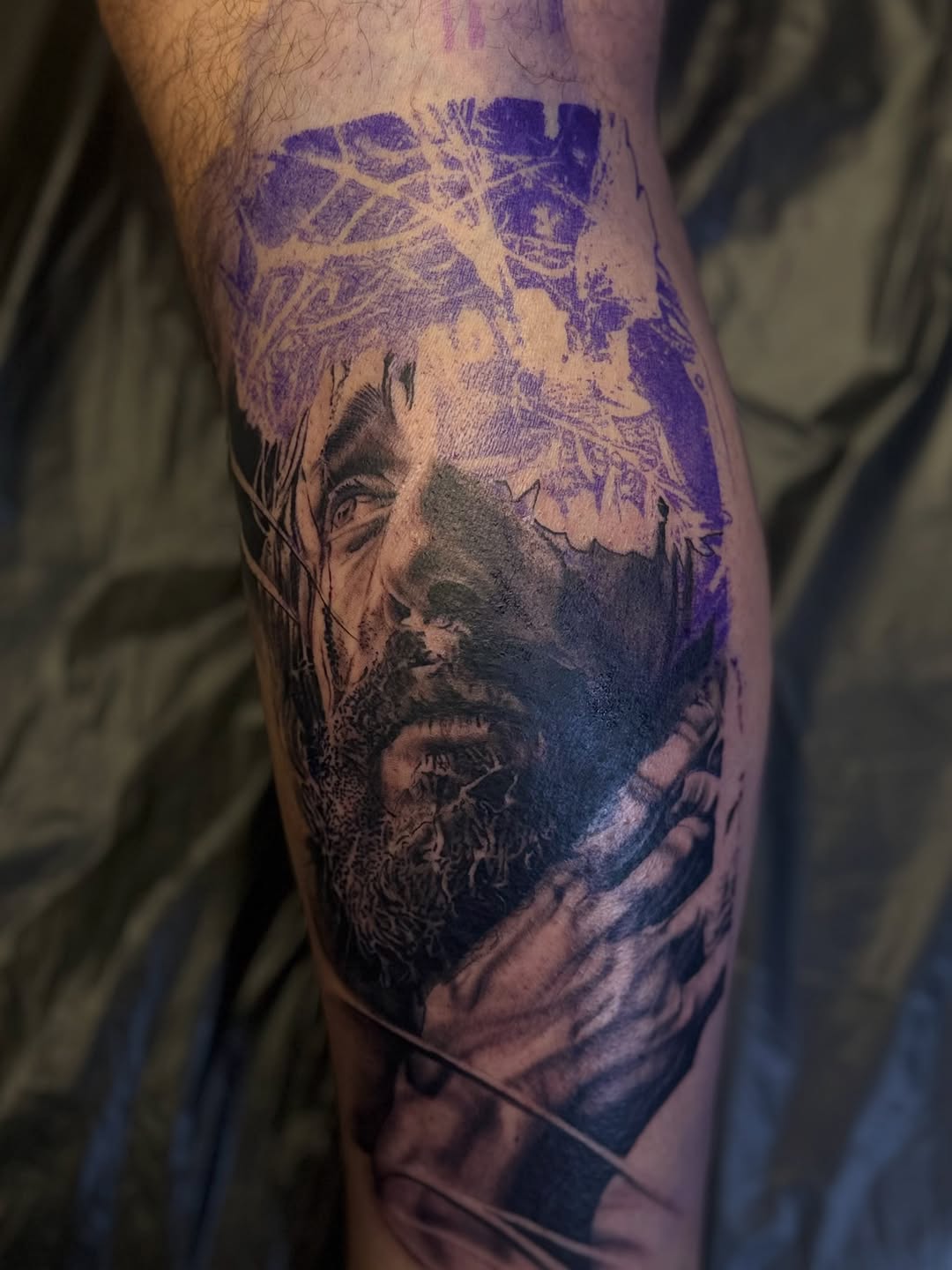 Tattoo by @rudeink — realism, black_and_grey