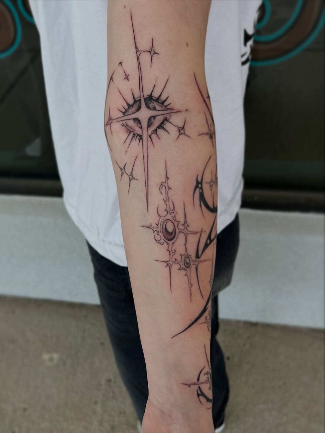 Tattoo by @calliecattats โ illustrative, fine_line