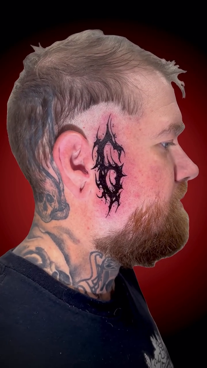 Tattoo by @danfisherart — blackwork, illustrative