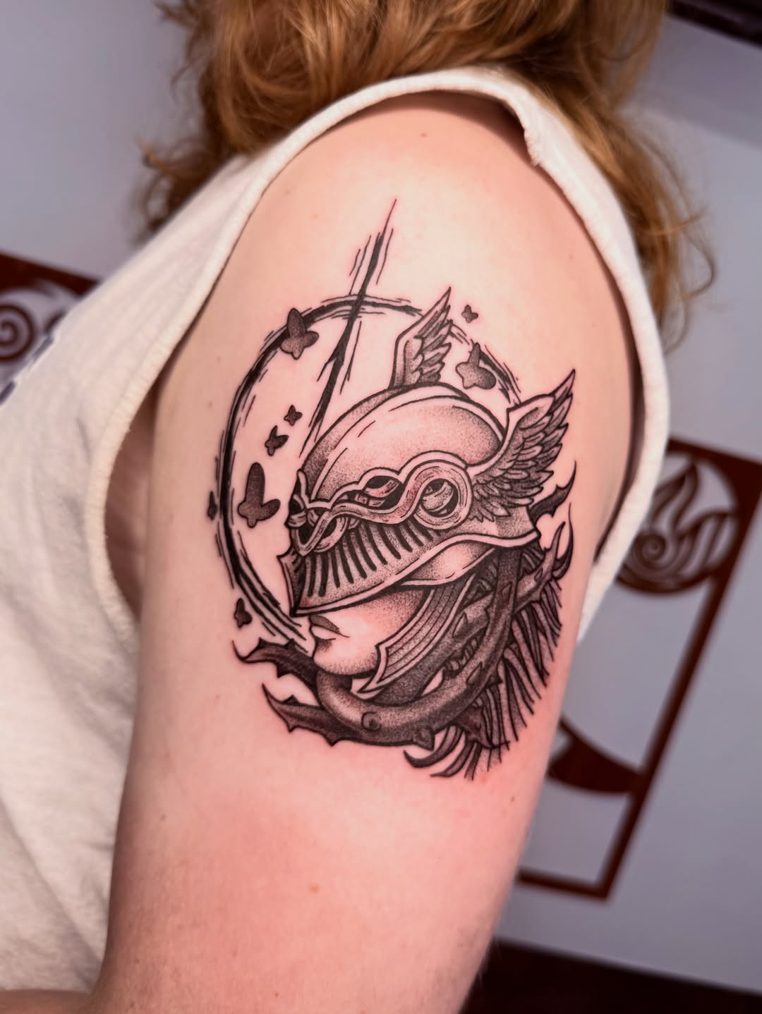 Tattoo by @munsterjamtattoos — black_and_grey