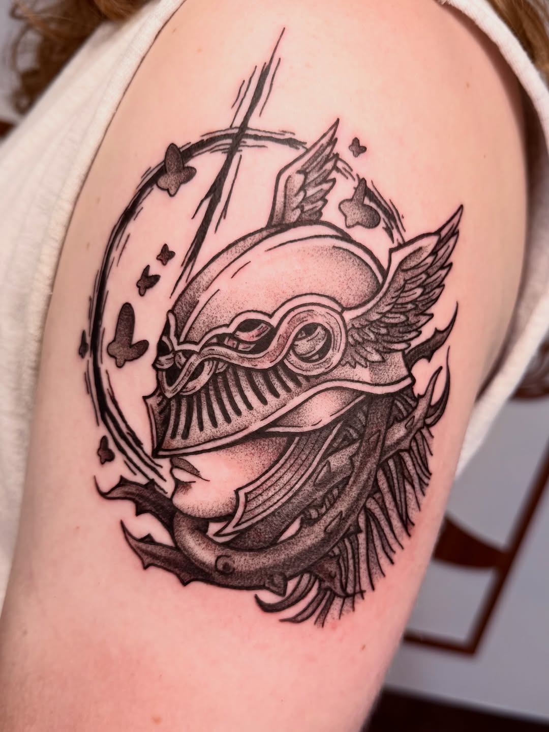 Tattoo by @munsterjamtattoos — dotwork