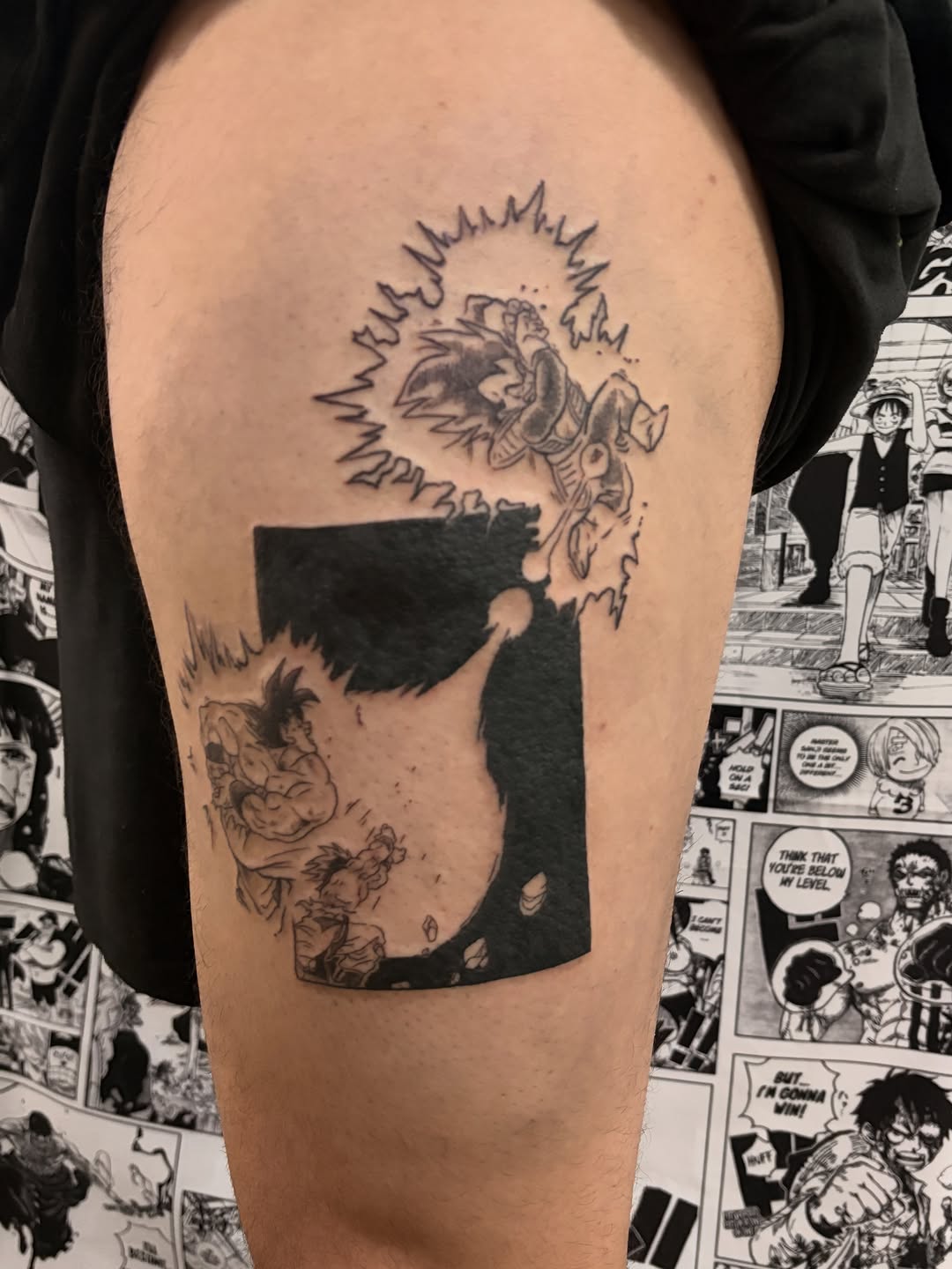 Tattoo by @ruoktattoo — illustrative, anime