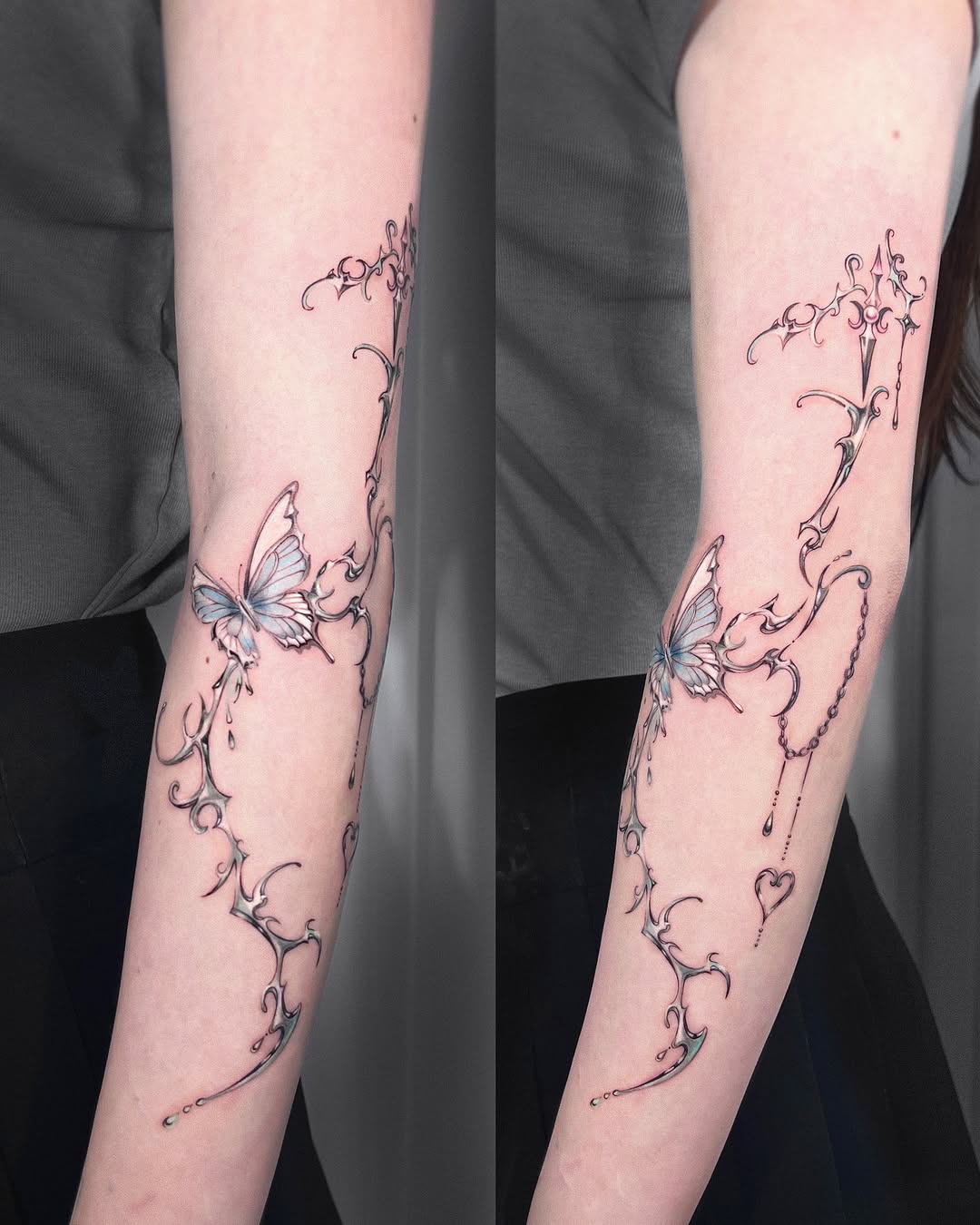Tattoo by @yoda_ink β fine_line, ornamental