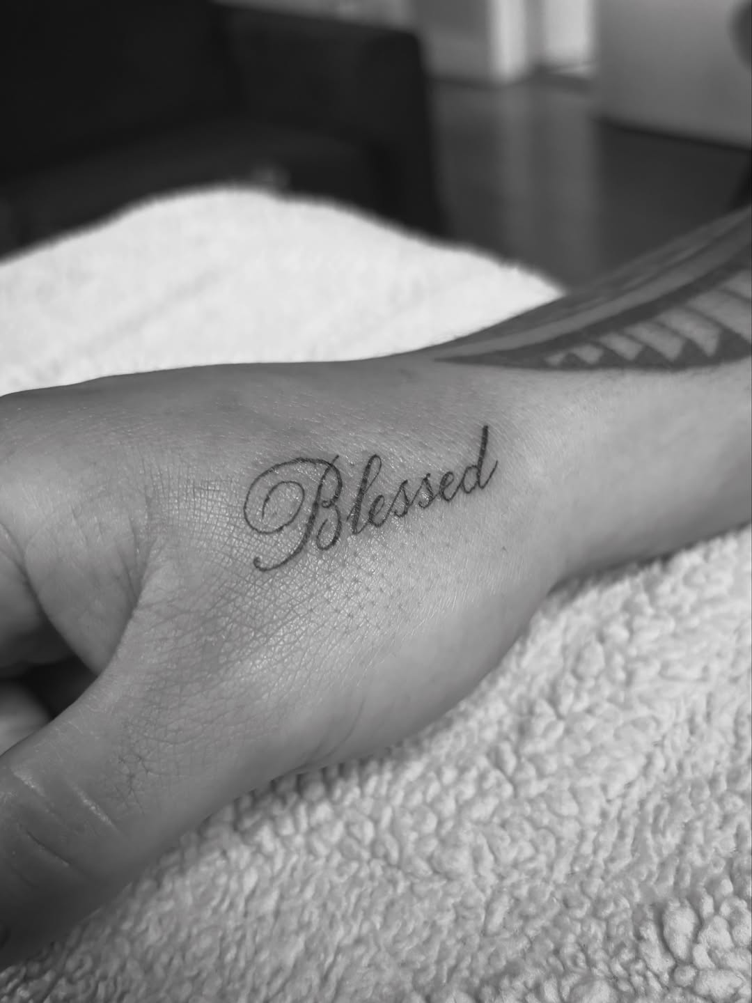 Tattoo by @secretlinetattoo — lettering_script, fine_line