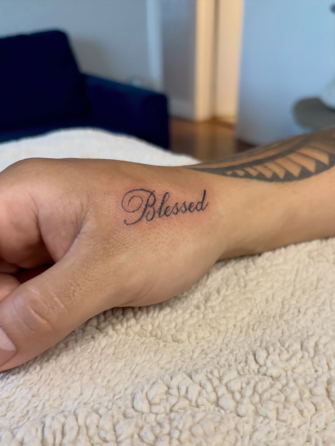 Tattoo by @secretlinetattoo — lettering_script, fine_line