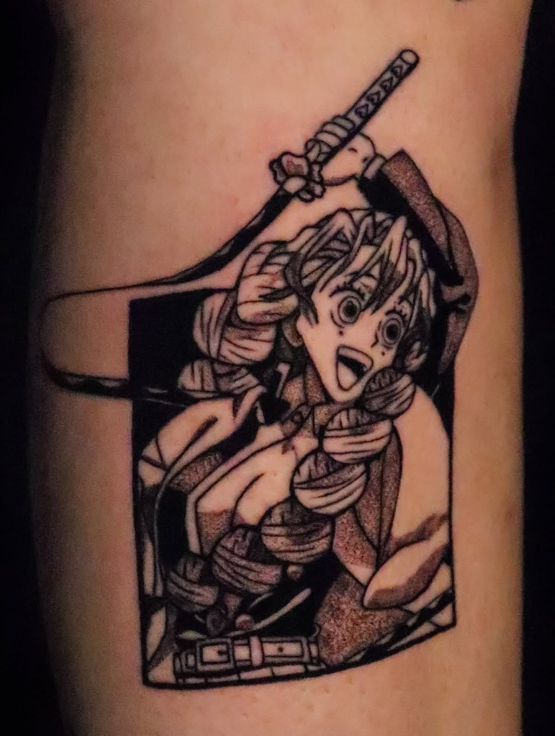 Tattoo by @hardtatz โ anime