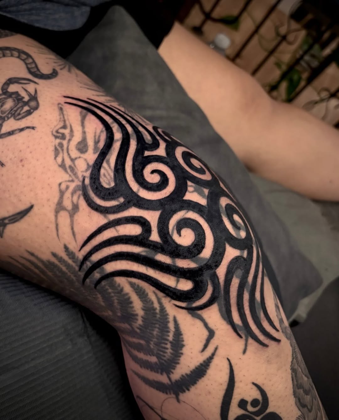 Tattoo by @joe.blackmamba — tribal, blackwork