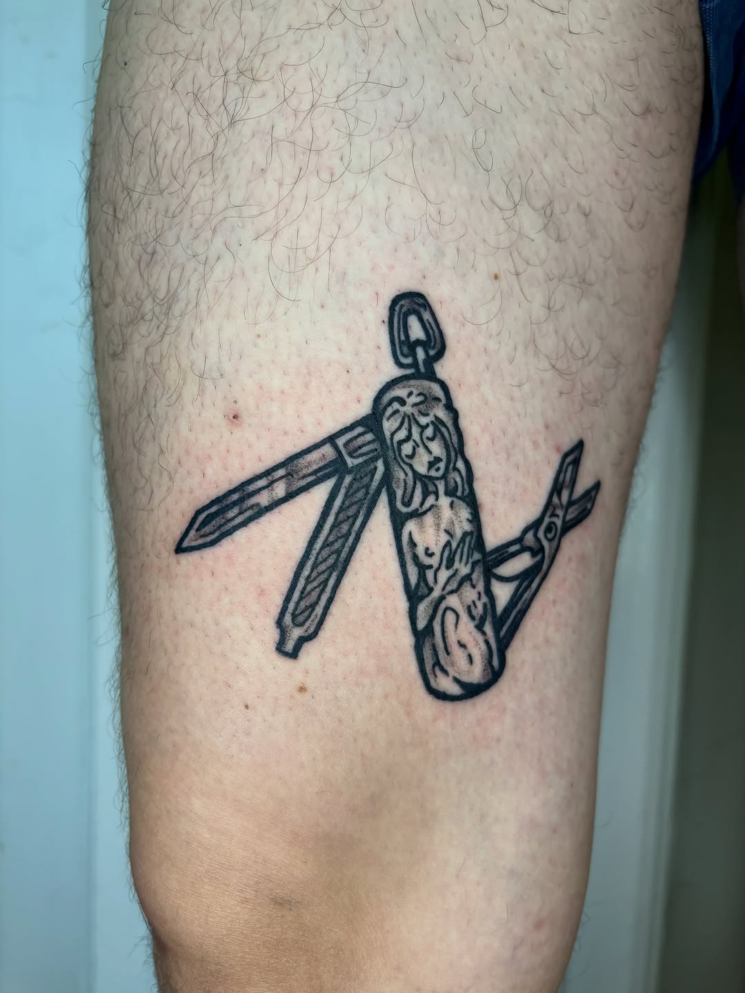 Tattoo by @grattooland — blackwork, chicano