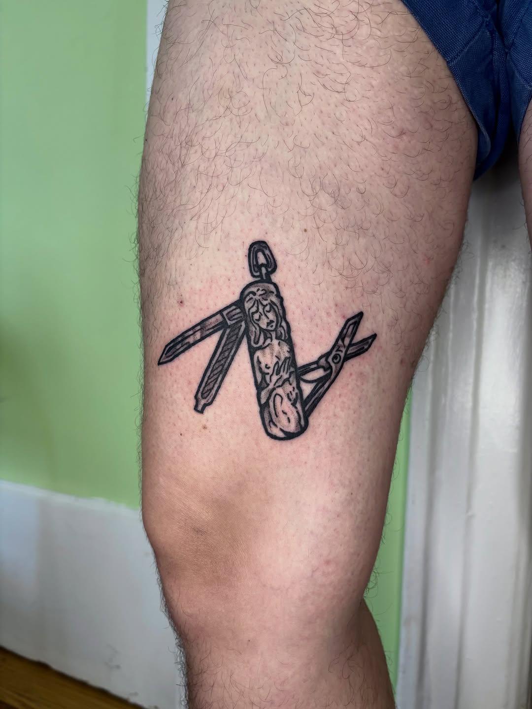 Tattoo by @grattooland — chicano, black_and_grey