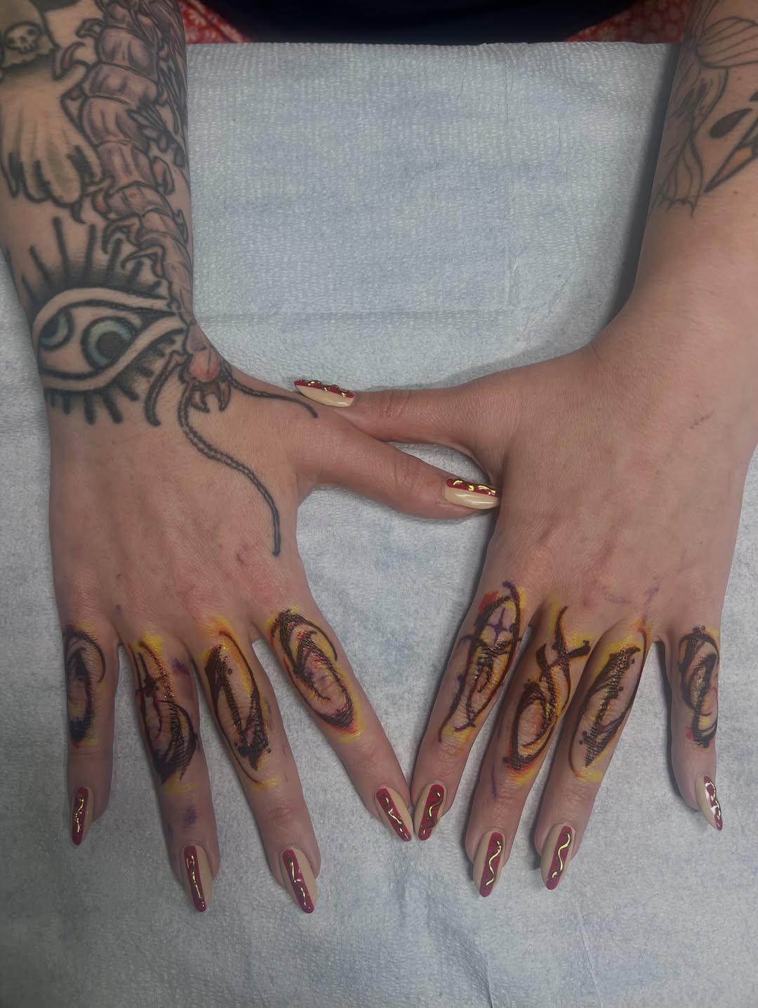 Tattoo by @scabberwocky — lettering_script
