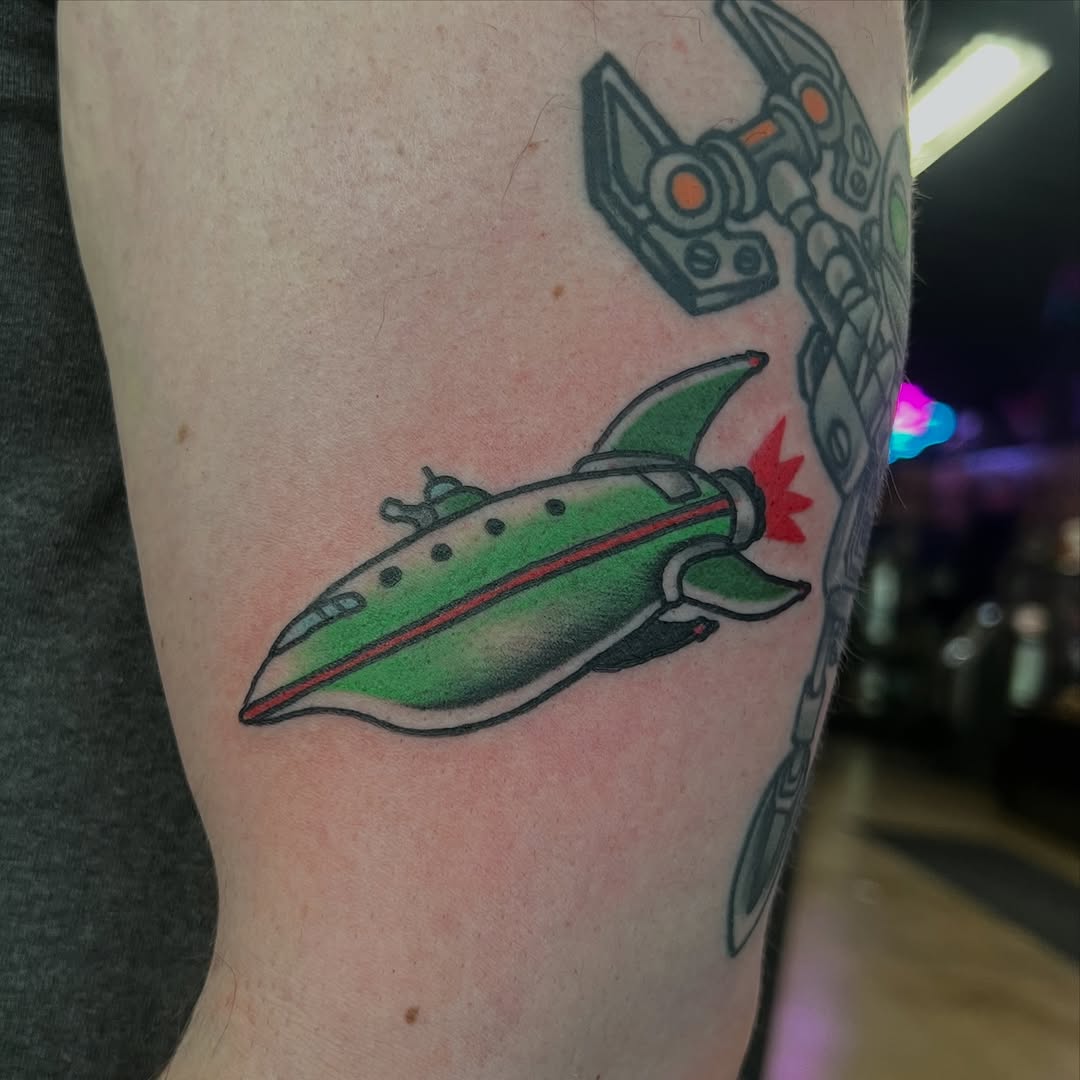 Tattoo by @cody_tweedy โ new_school