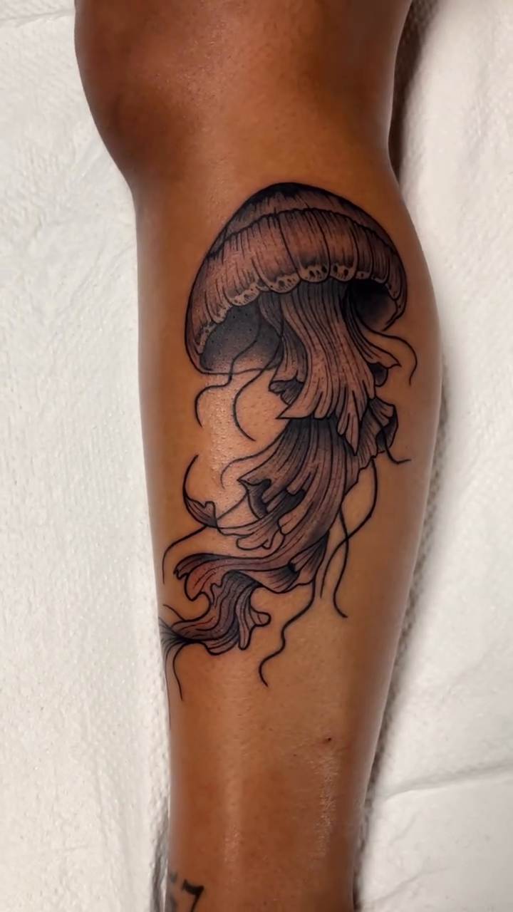 Tattoo by @tattoo4thrills — black_and_grey, realism