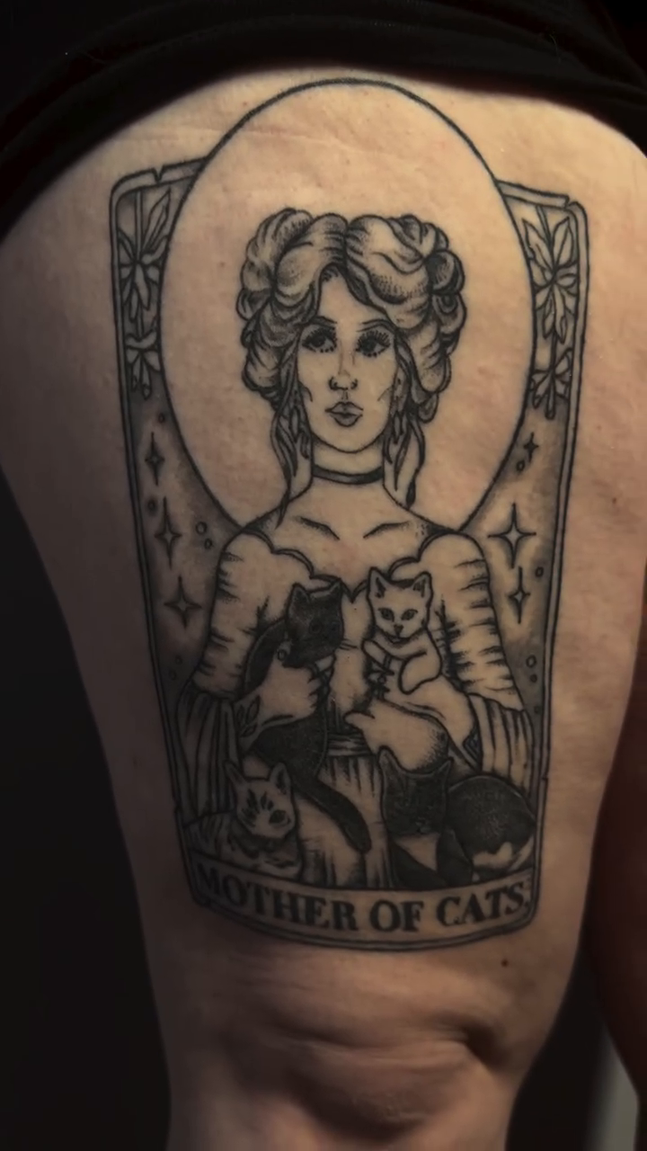 Tattoo by @artbyrpm — illustrative, black_and_grey