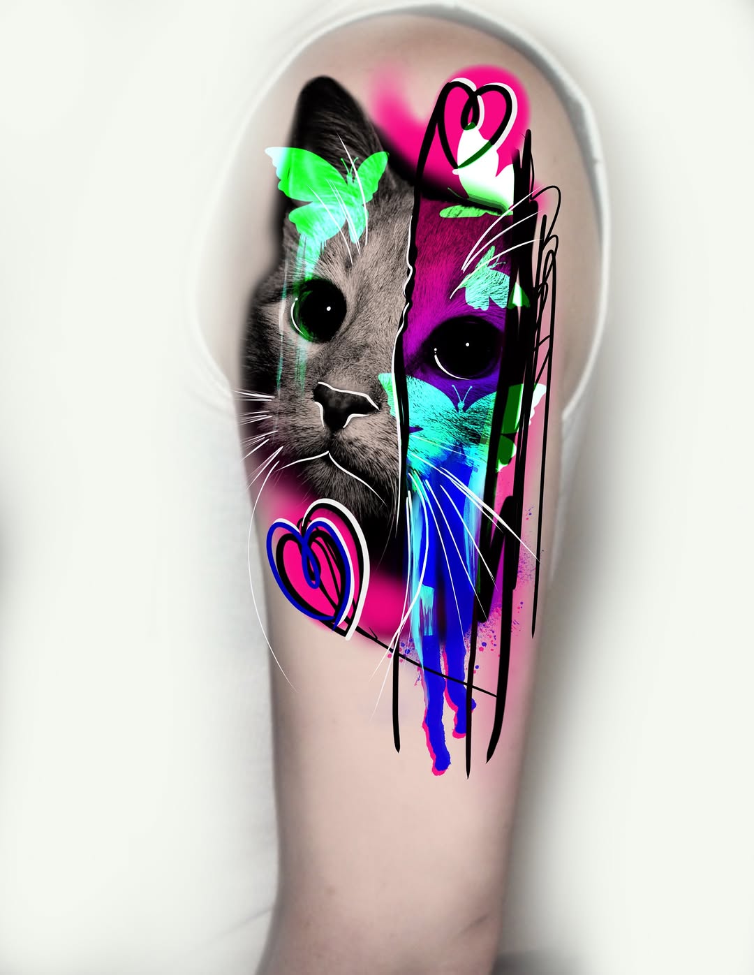 Tattoo by @casketbuddy — illustrative, trash_polka