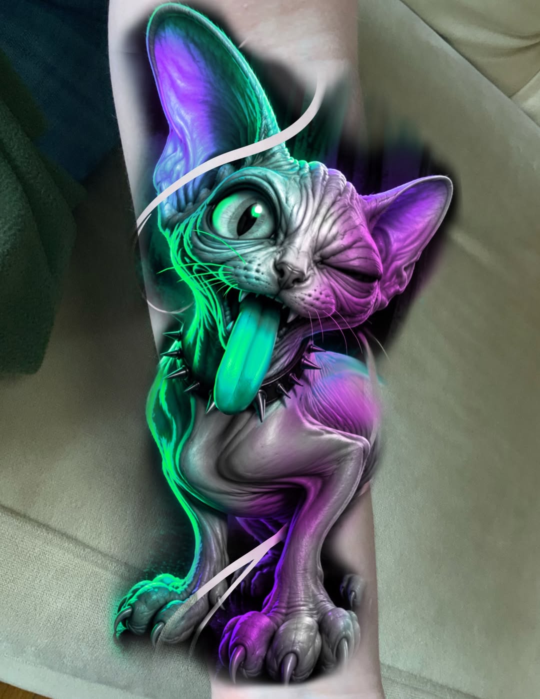 Tattoo by @casketbuddy — realism, illustrative