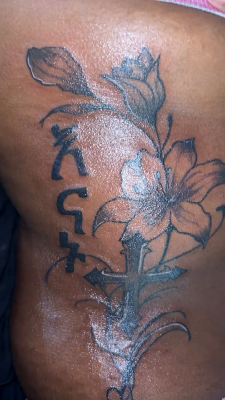 Tattoo by @tatzbythadon โ black_and_grey
