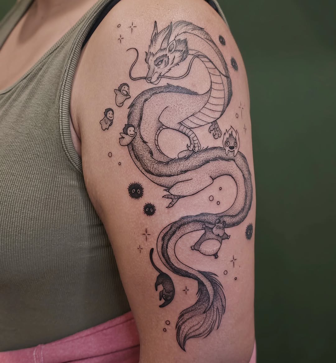 Tattoo by @tattoosbykylie โ illustrative, anime