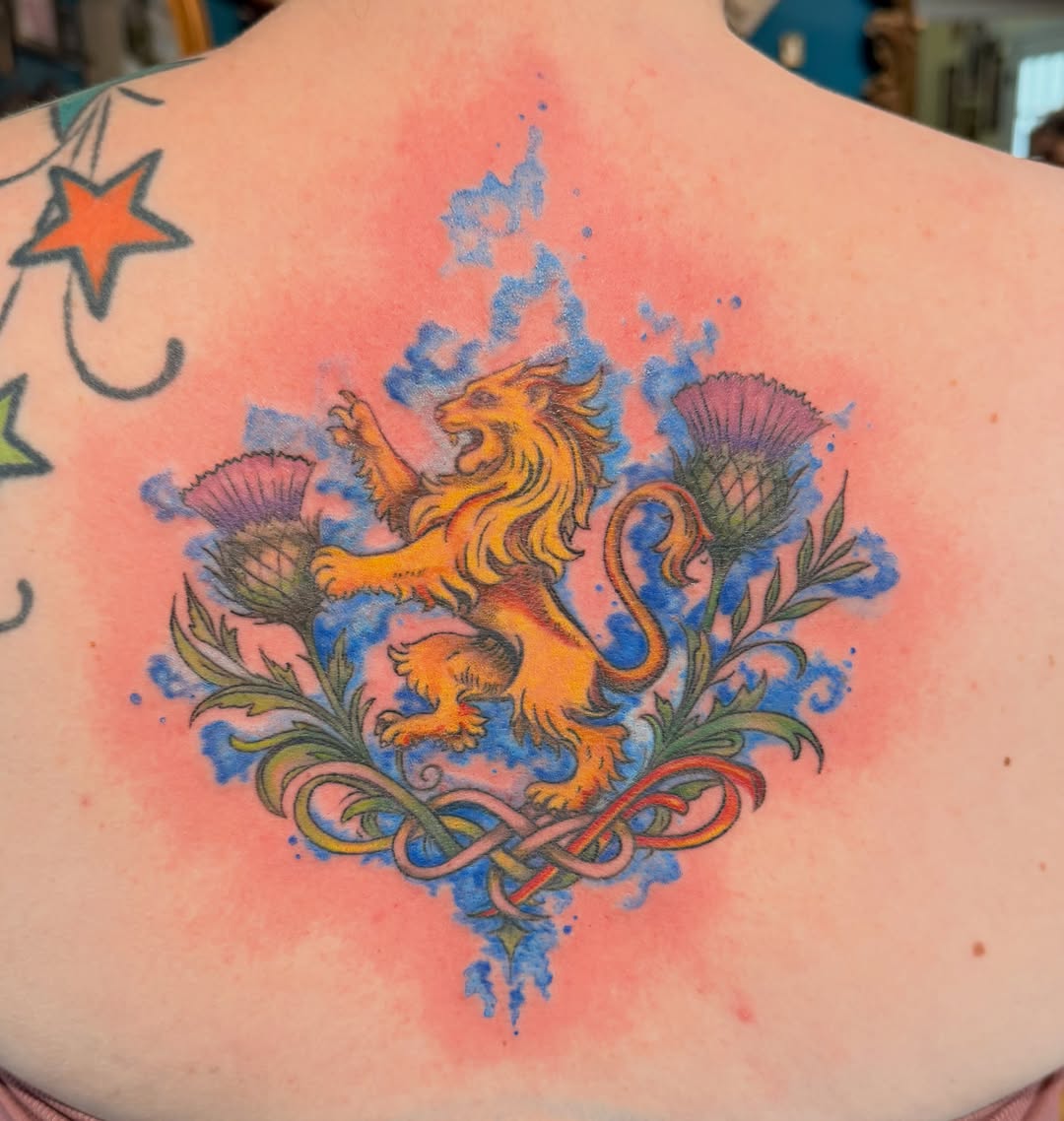 Tattoo by @heatherbroe — realism, watercolor