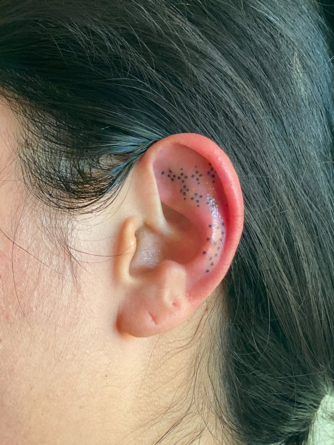 Tattoo by @brujatattooer β dotwork, minimalist