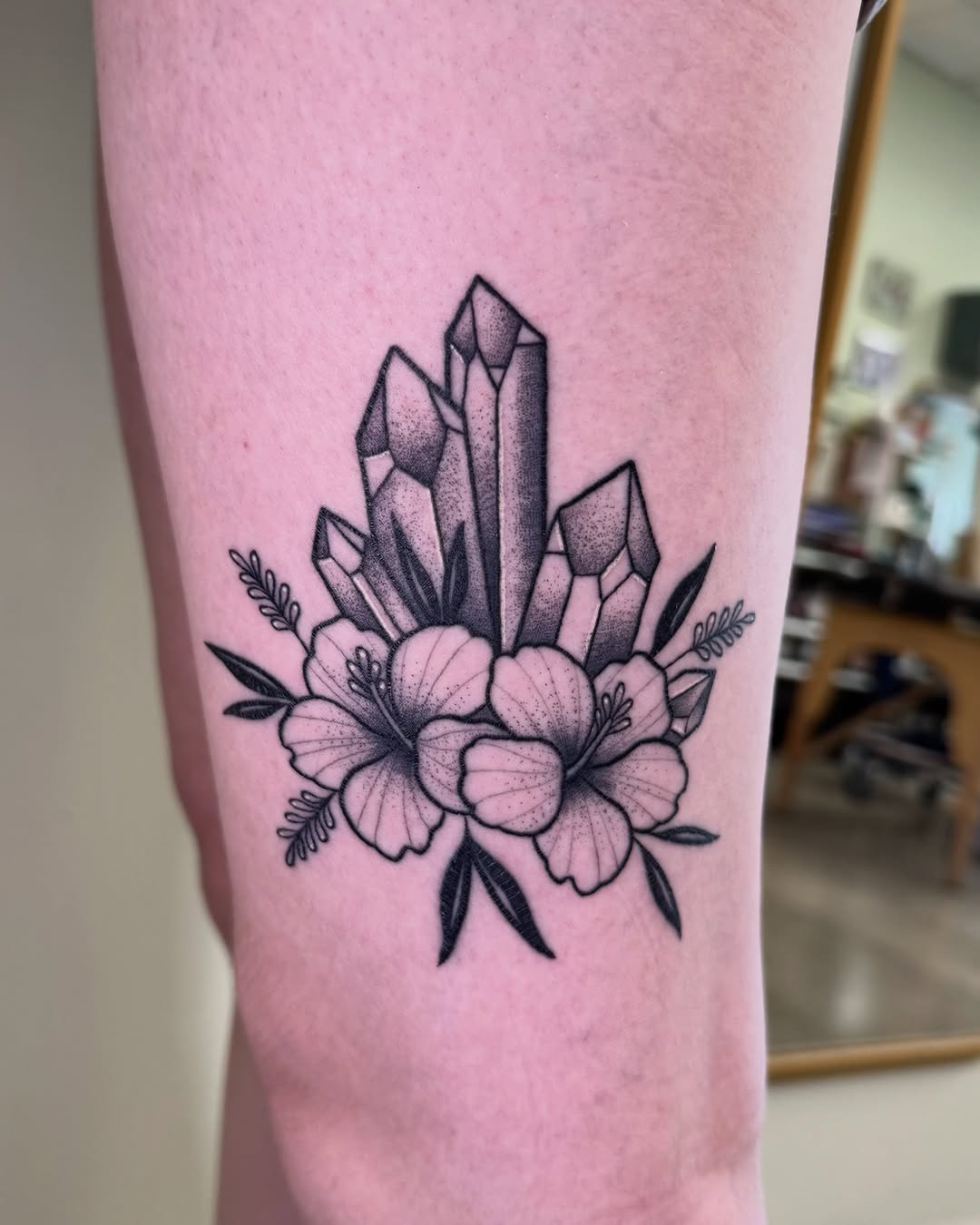 Tattoo by @inkofeden — dotwork