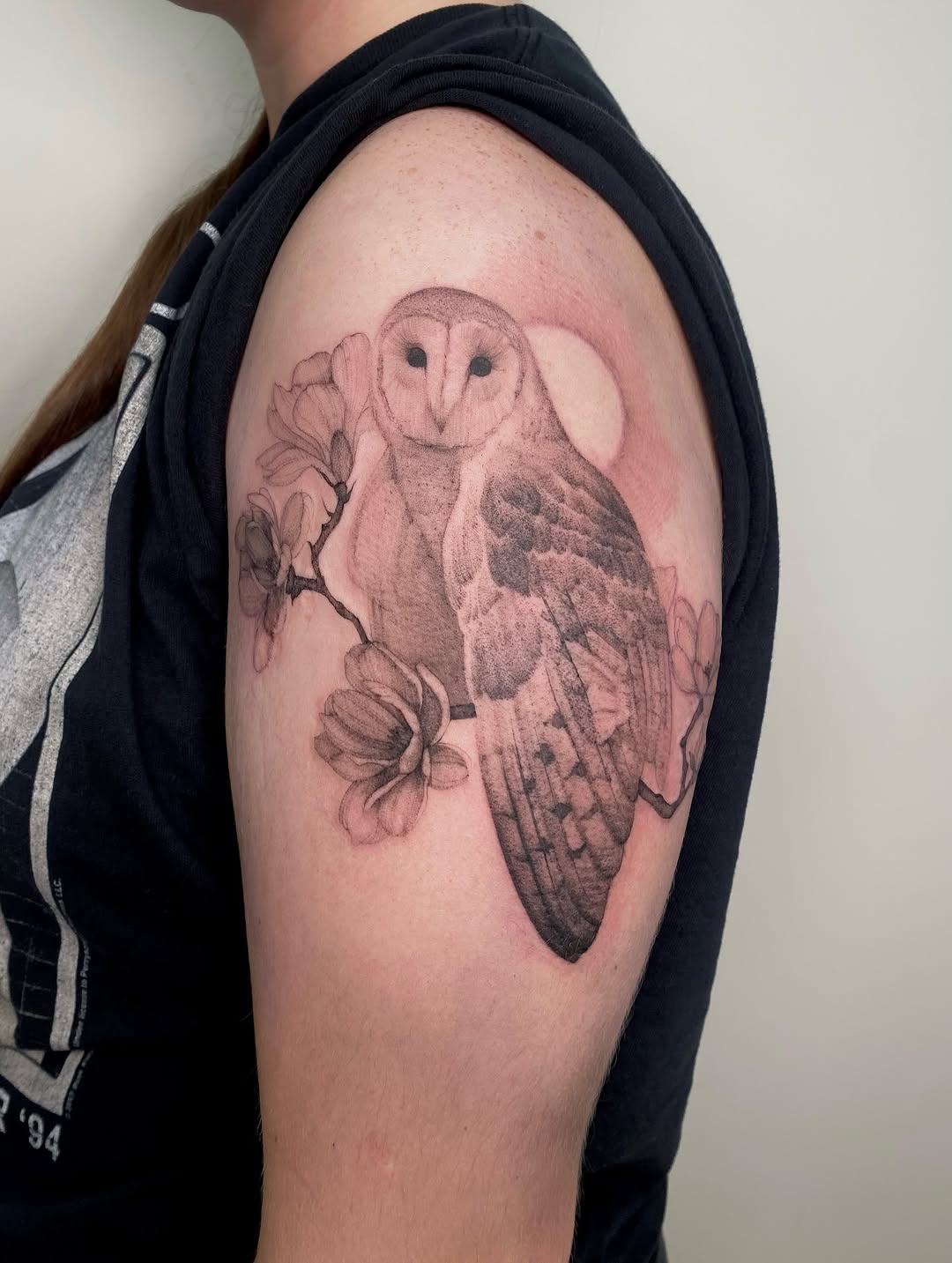 Tattoo by @alexaviolet.ink — realism, black_and_grey