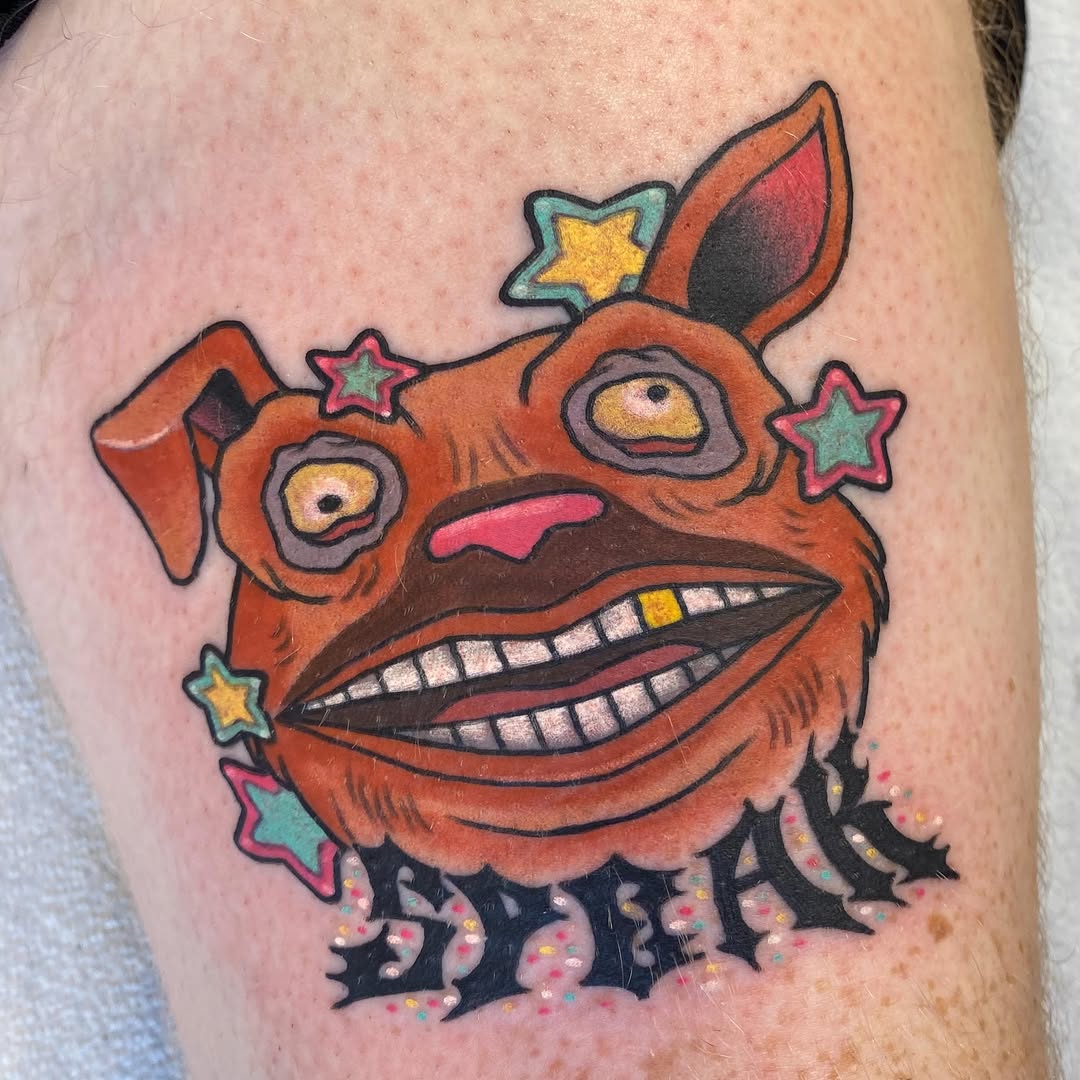 Tattoo by @unicornglitterblaster โ new_school, lettering_script
