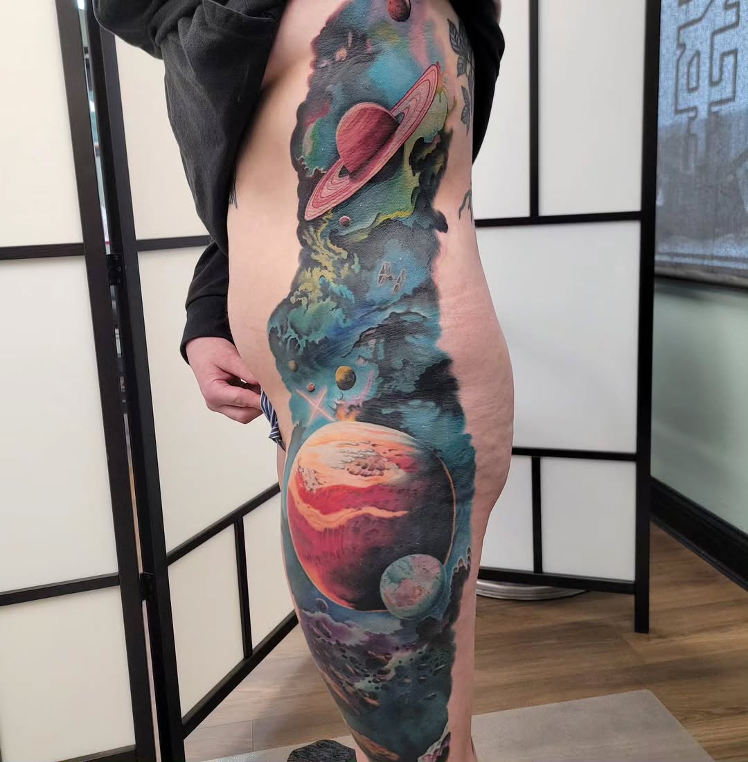 Tattoo by @tattooschmutz โ realism, illustrative