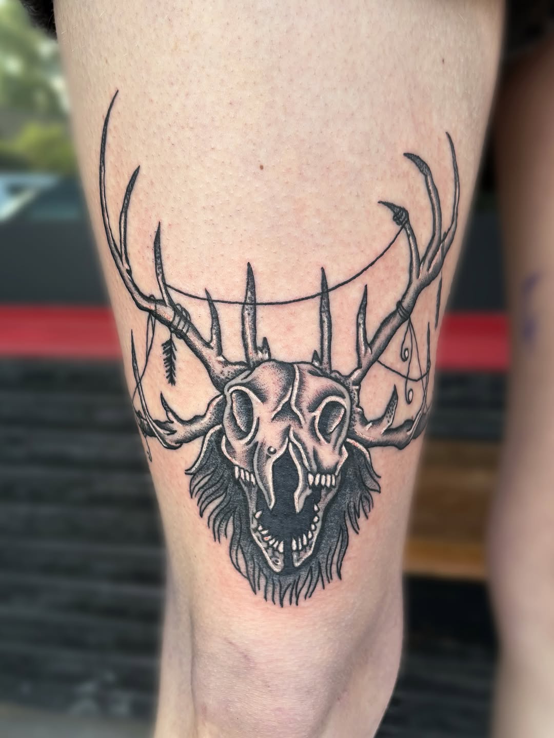 Tattoo by @avabradysart — black_and_grey