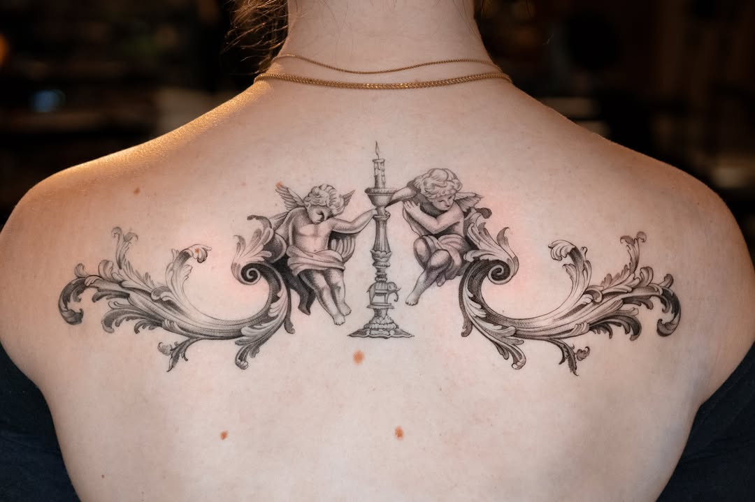Tattoo by @mateo_tats — black_and_grey
