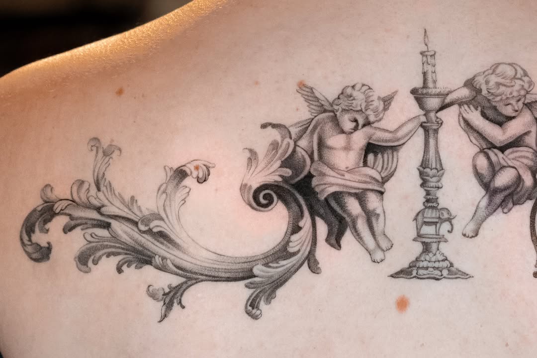 Tattoo by @mateo_tats — black_and_grey